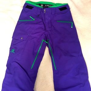 NWT Salomon Snowboard pants